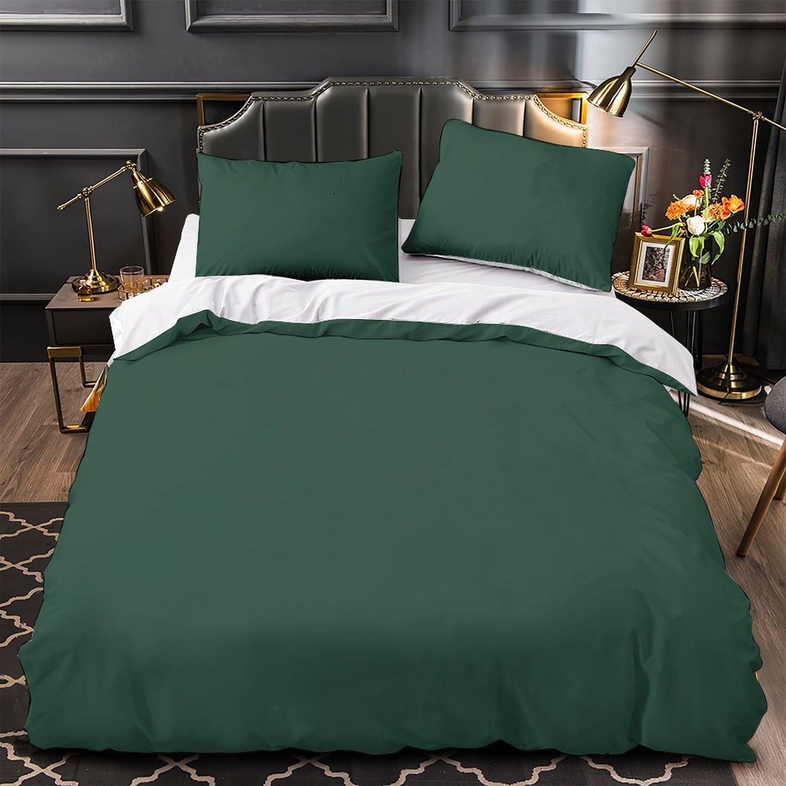 Parure de lit football 200x200 cm avec housse de couette en microfibre