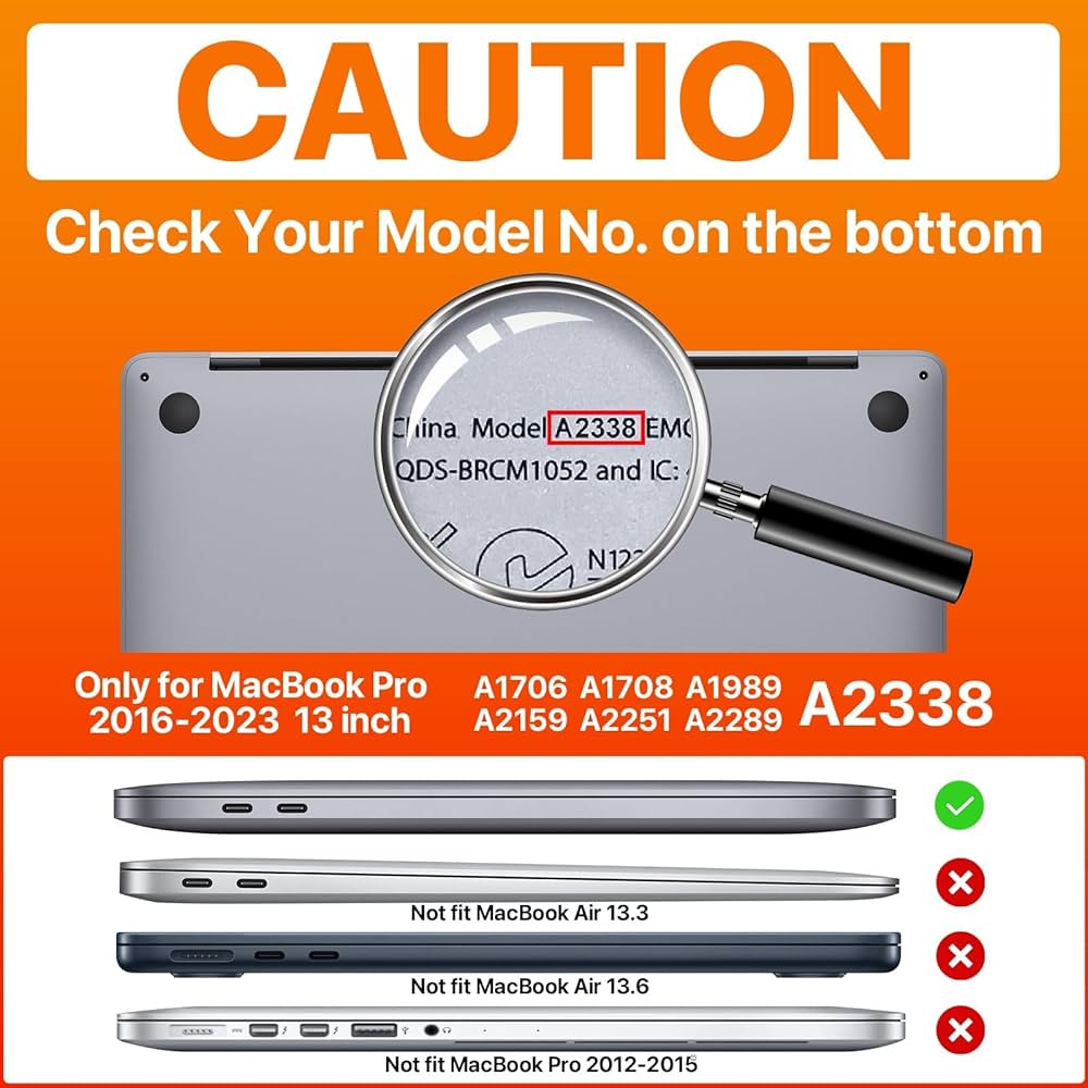 Amazon.com: Soonjet for MacBook Pro 13 inch Case [100% Color