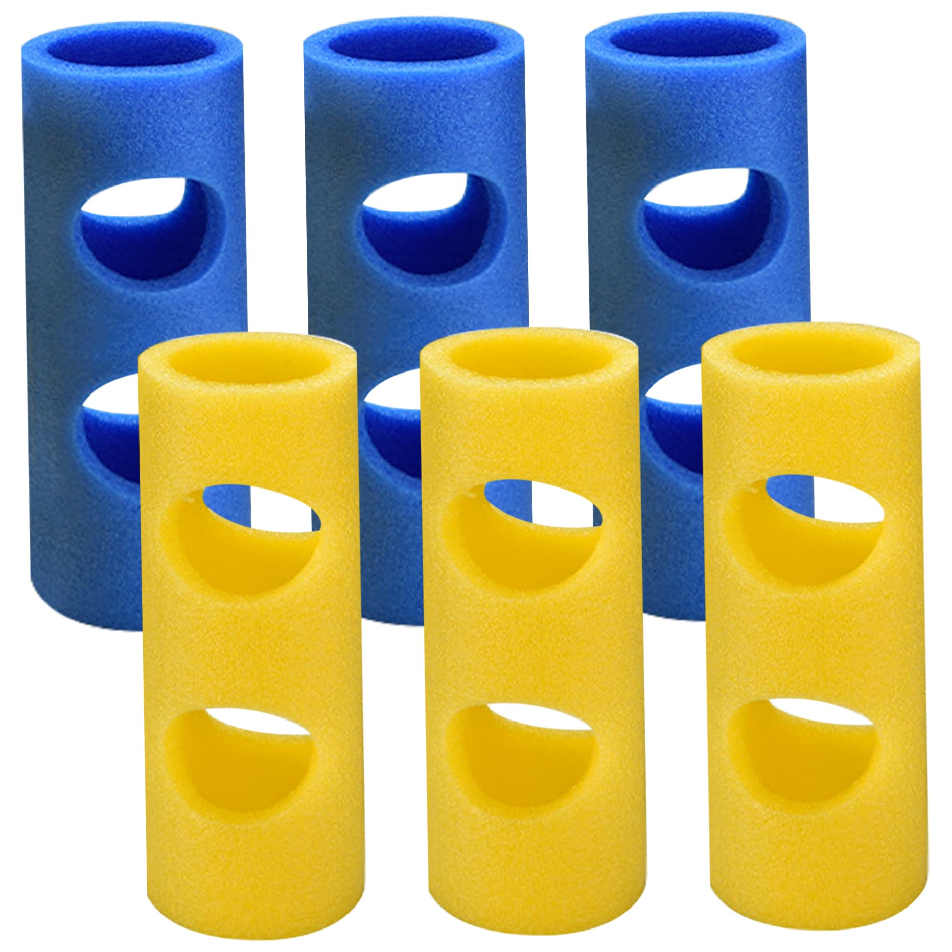 Conector de Fideos de Espuma para Piscina, 6 uds., 2, 56x11, 81 Pulgadas, con 2 Agujeros