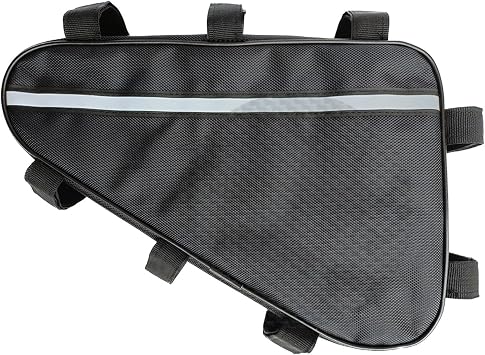 Triangle Bike Bag, Electric Cycle Battery Bag Triangle, Battery Bag Triangle is Easy to Install and Release Carefully Crafted with Waterproof Oxford Cloth, Bike Frame Bag for Lithium Battery