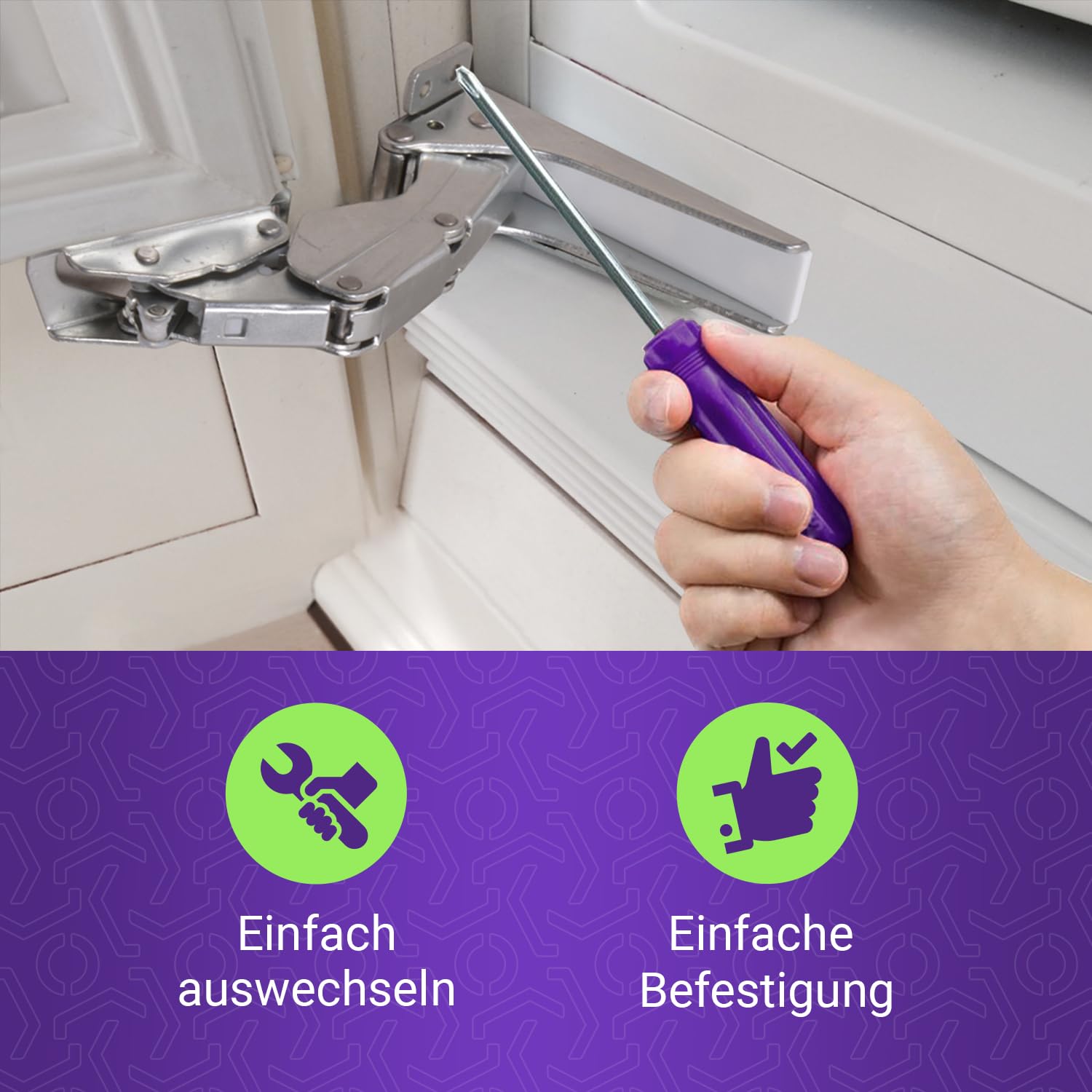 Viоks.pro 2x Kühlschrank Scharniere Ersatz für Bosch 00481147 Türscharnier | Scharniere, für AEG Bosch Siеmens Neff Kühlschränke Einbaukühlschrank