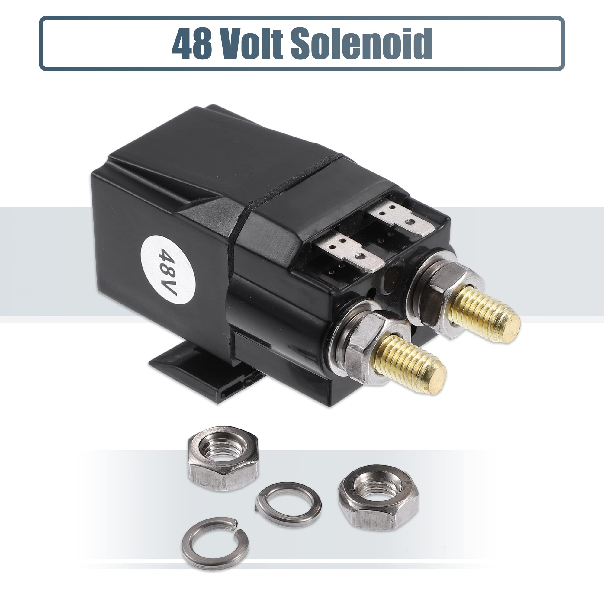 A ABSOPRO 1 Set Gruppo Solenoide Carrello Golf 48V per Club Auto 102865901 1014947
