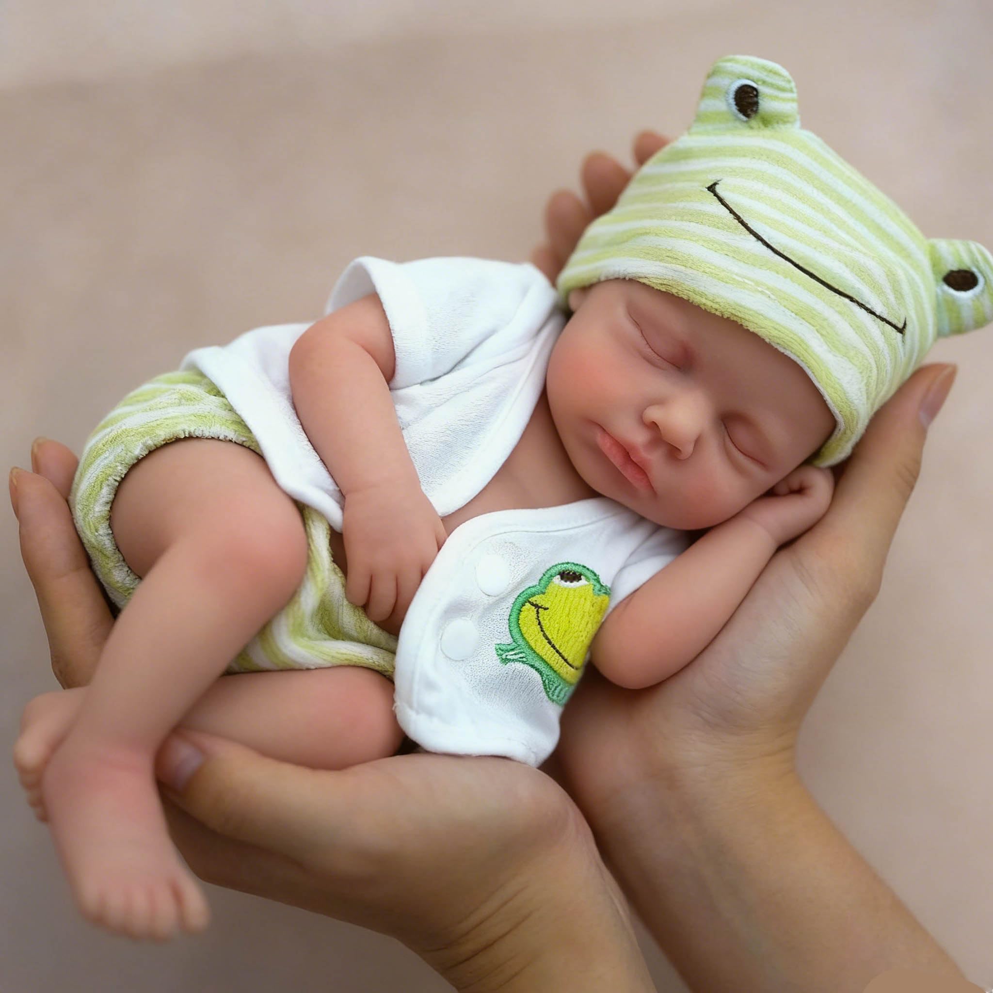 Mire & Mire 12" Girl Micro Preemie Full Body Silicone Baby Doll Lulu Lifelike Mini Reborn Doll Surprice Children Anti-Stress My Melody