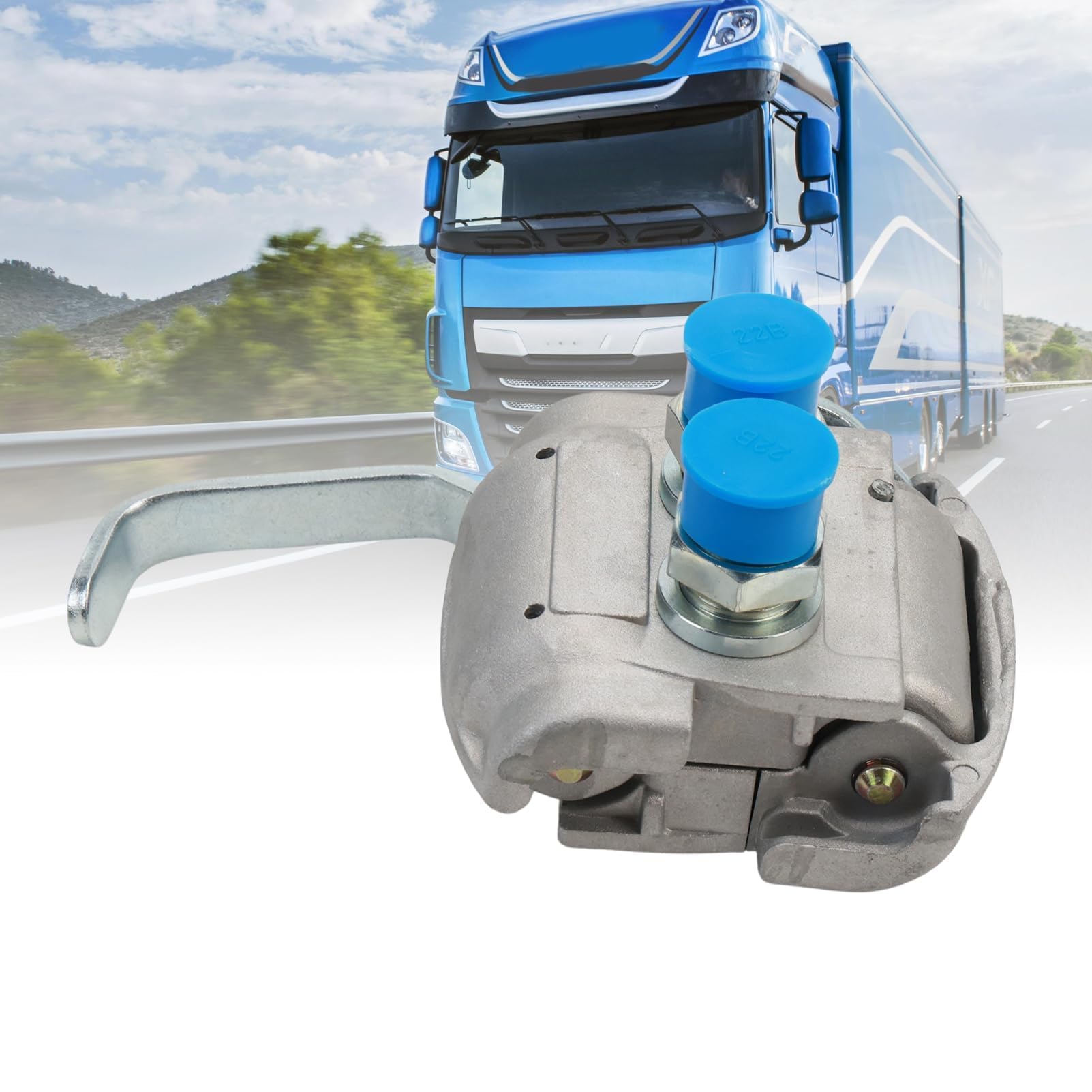 Taesay Kupplungskopf Schnellkupplung Deichselanhänger M16x1,5 für Iveco Man Mercedes Renault Duo-Matic Schnellkupplung Deichselanhänger 4528020070 Zugmaschine Kopf
