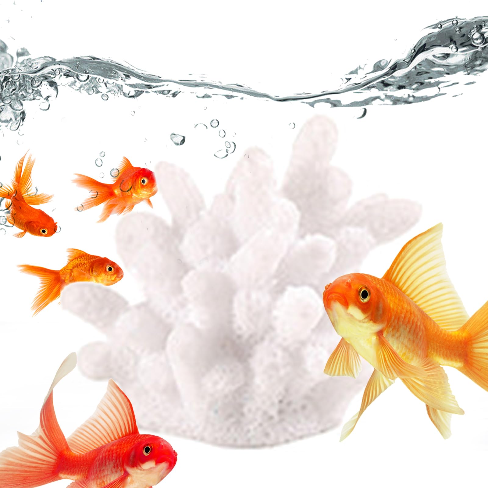 Künstliche Seekoralle für Handwerk – kleine Korallenornamente, Landschaftsdekoration, Korallenlandschaftsdekoration für Aquarienbüros, Tierterrarien und