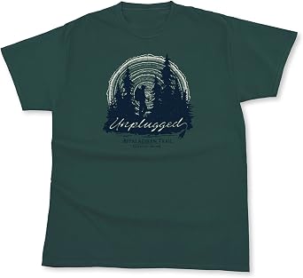 Mountain Graphics Appalachian Trail Unplugged Hiking T-Shirt