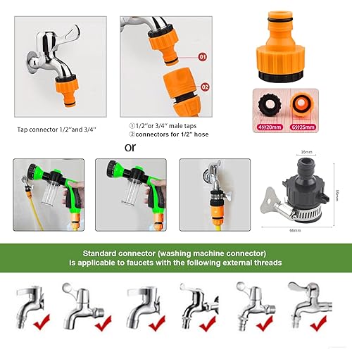 Miniatura 6 de Pup Jet Boquilla de manguera de lavado para perros, pulverizador de espuma, rociador de caballo para perro, accesorio para manguera de lavado,