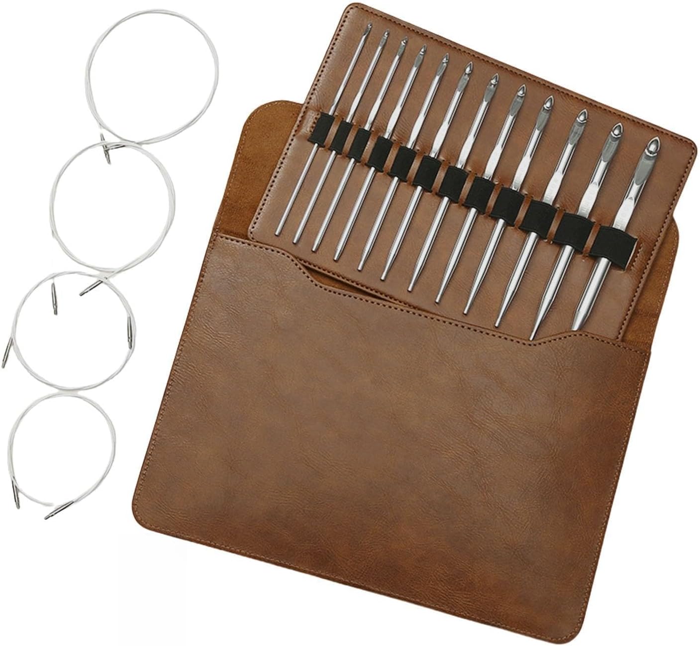 Carpet Crochet Hook Set 3-10.0mm with Weaving Tools