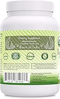 Vista 2 de Amazing India USDA - Suplemento en polvo de cáscara de psyllium entero orgánico 0.18 oz por porción Sin OMG Sin gluten Fabricado en Estados