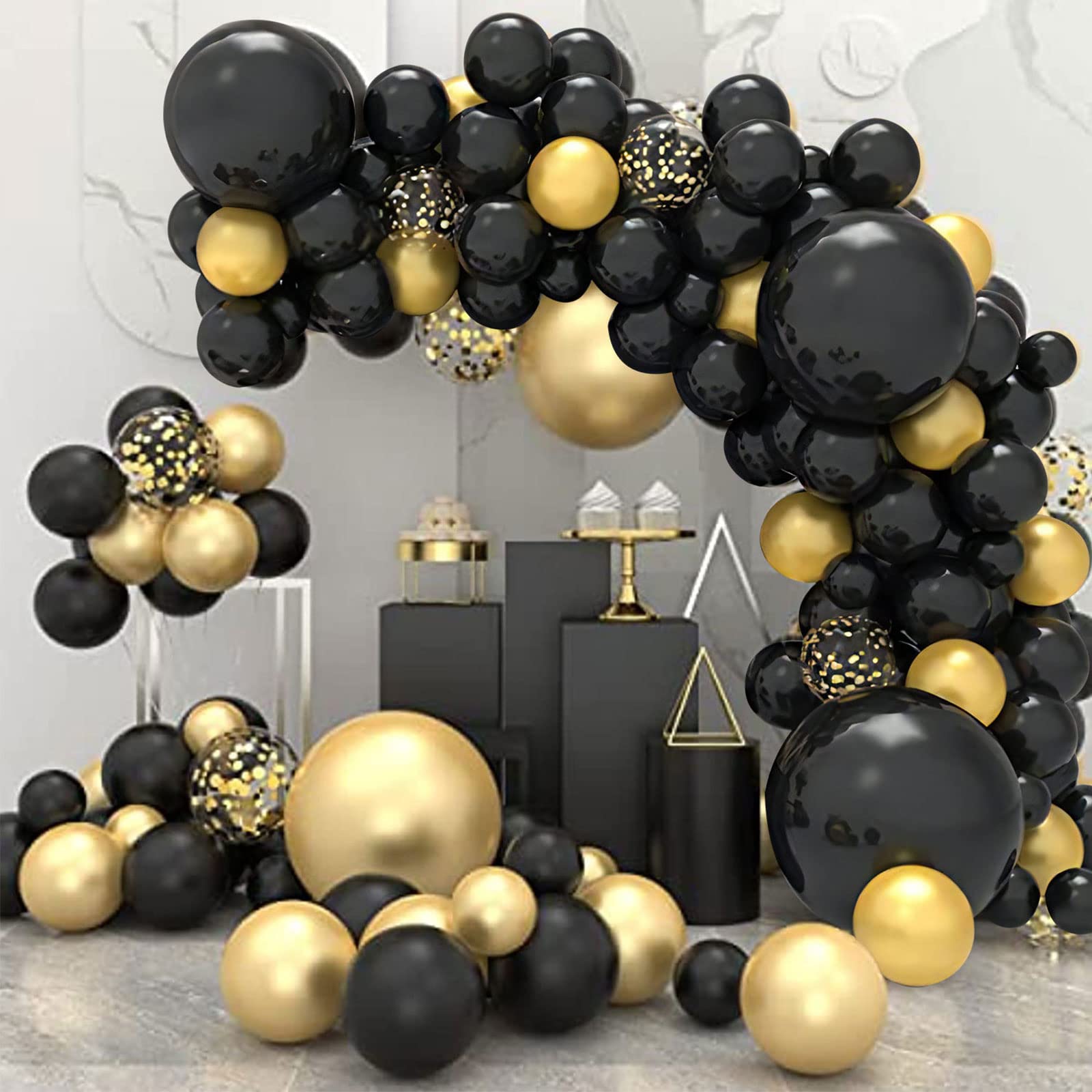 Gold And Black Backdrop Birthday Party Pinterest Amazon.com : Mocsicka