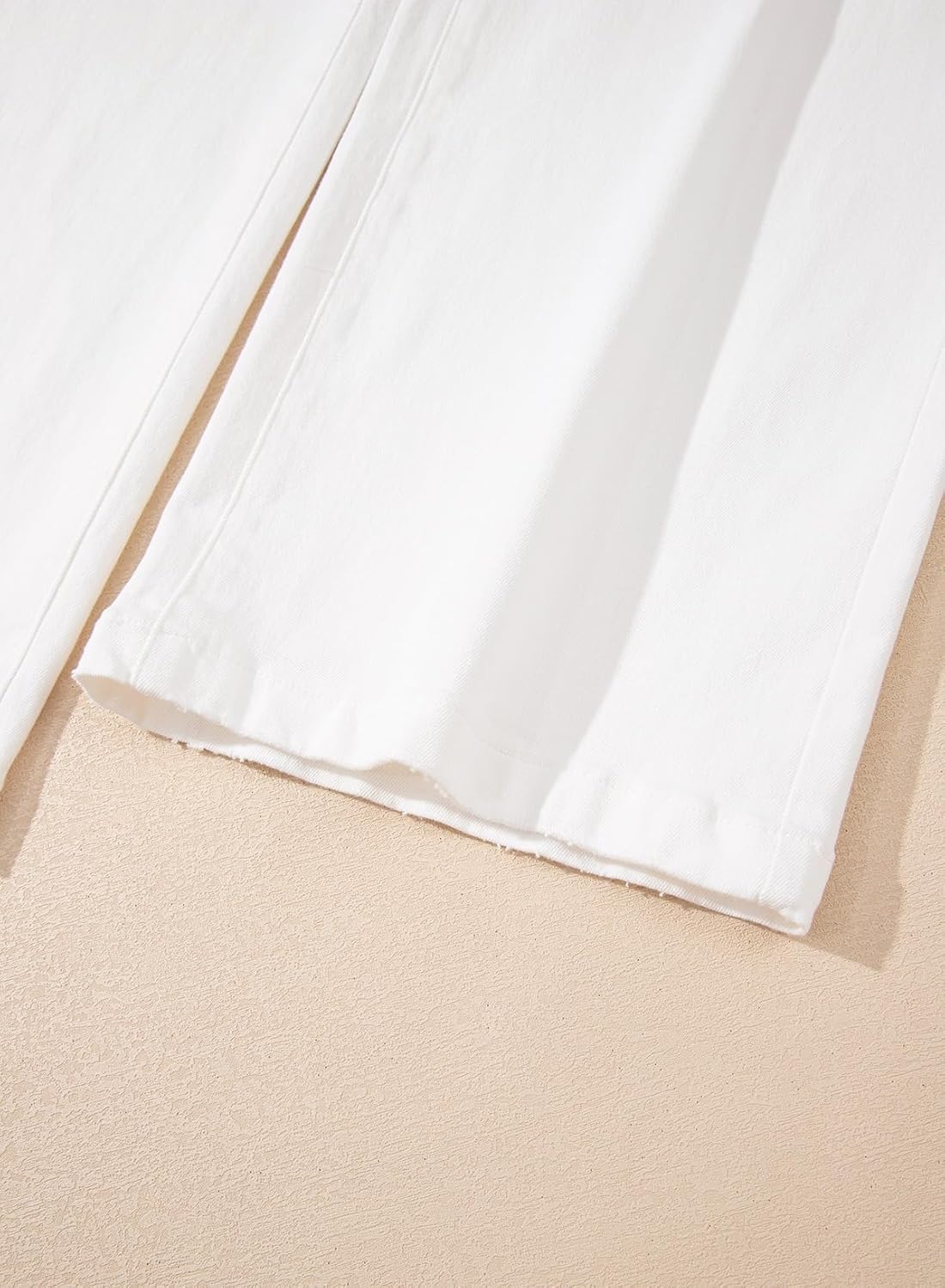 Sidefeel Women’s Wide Leg Jeans High Waisted Stretchy Jeans Straight Leg Loose Fit Zimbaplatinum Ankle Denim Pants