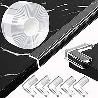 Vista 14 de Protector de Esquinas y Bordes a Prueba de Bebés, Protector Suave y Transparente para Esquinas de Mesas y Muebles y Tope de Seguridad para Puertas