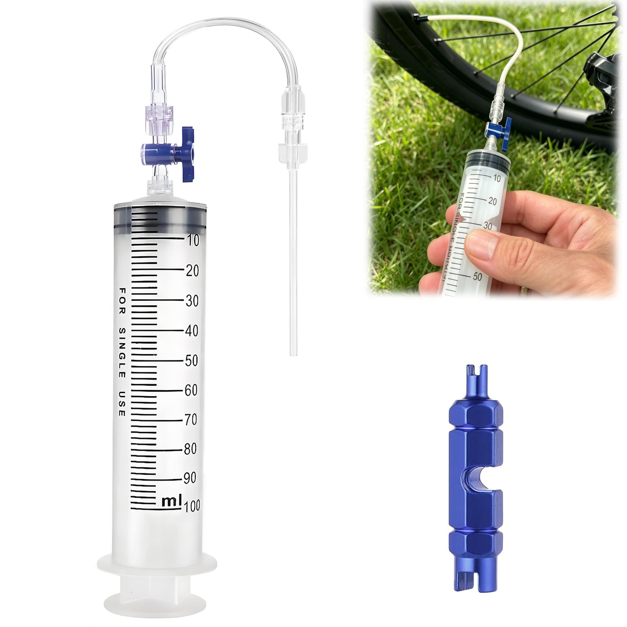3.5 oz/100ML Tubeless Sealant Injector