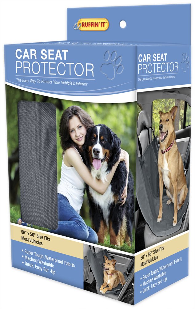 Ruffin It Car Seat Protector for Pets, Grey