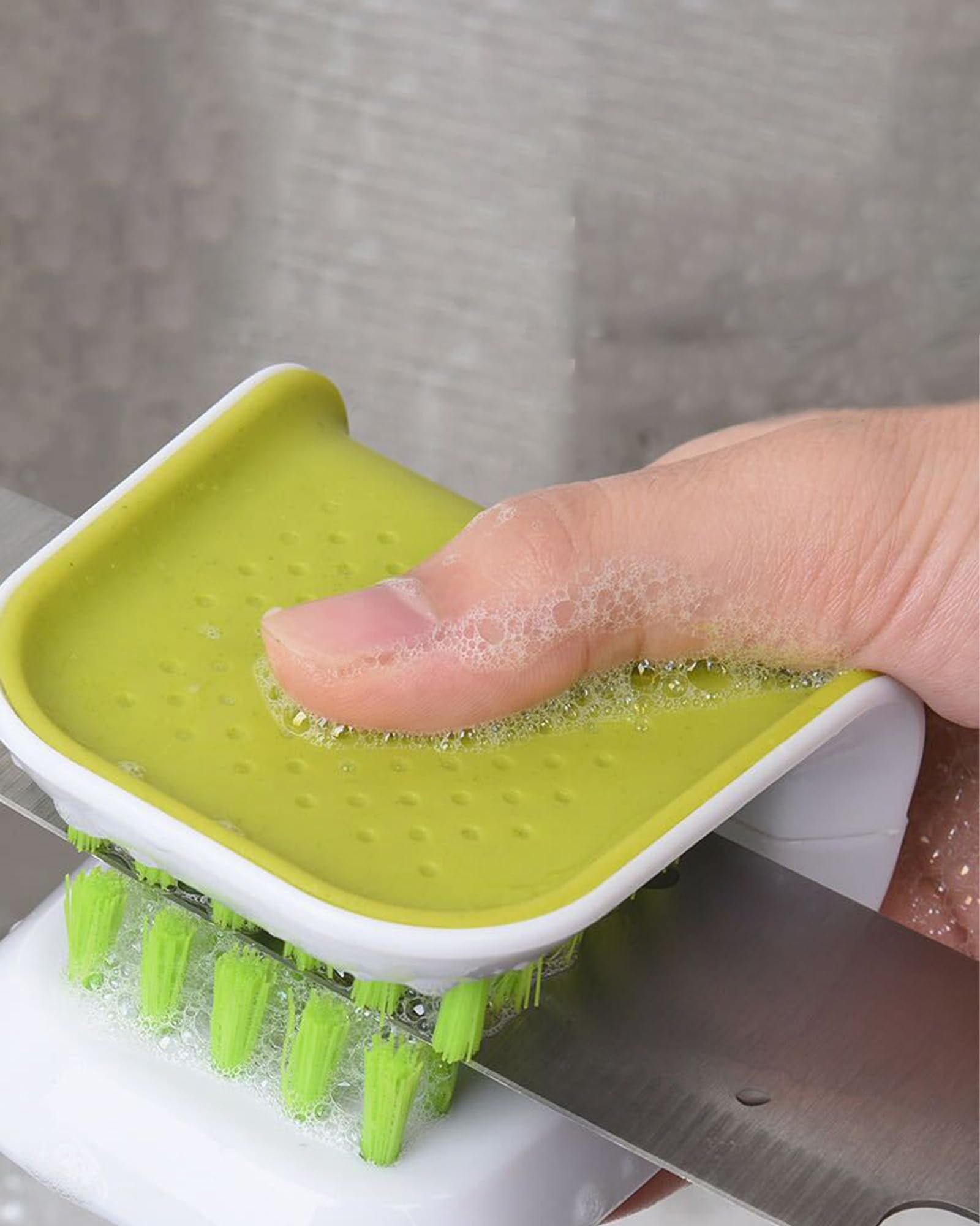 Knife Cleaning Brush - Safe & Effective -3