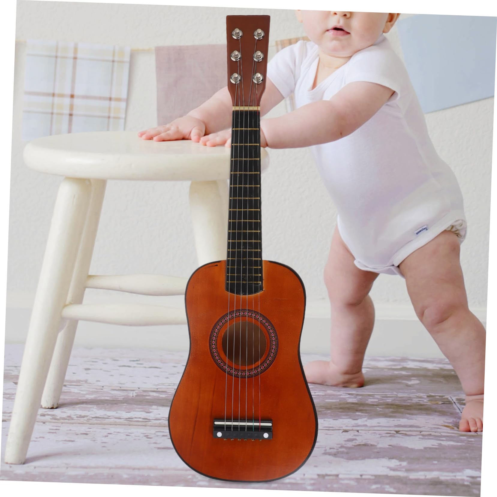 Guitarra de Juguete 23 Pulgadas de Madera para Principiantes Niños
