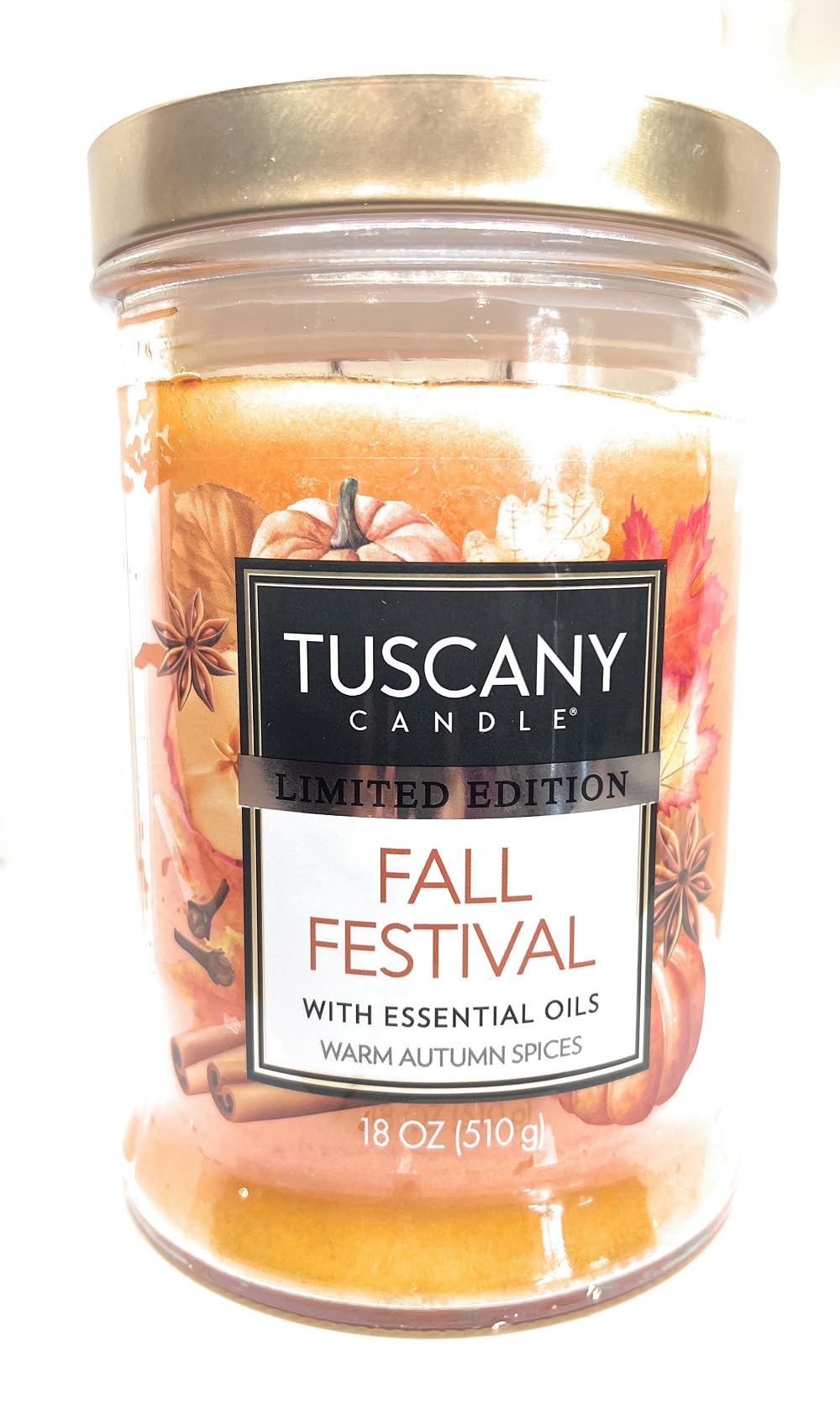 Tuscany CandleLimited Edition Jar Candle (Fall Festival, 18 Ounce)