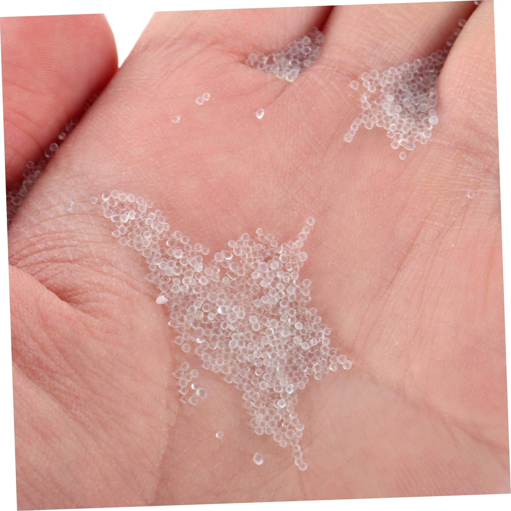 Cuentas de Vidrio Transparentes Redondas 1kg en Bolsa | Vidrio Pulido, Bordes Resistentes a Rayaduras, para Joyería y Decoración Interior
