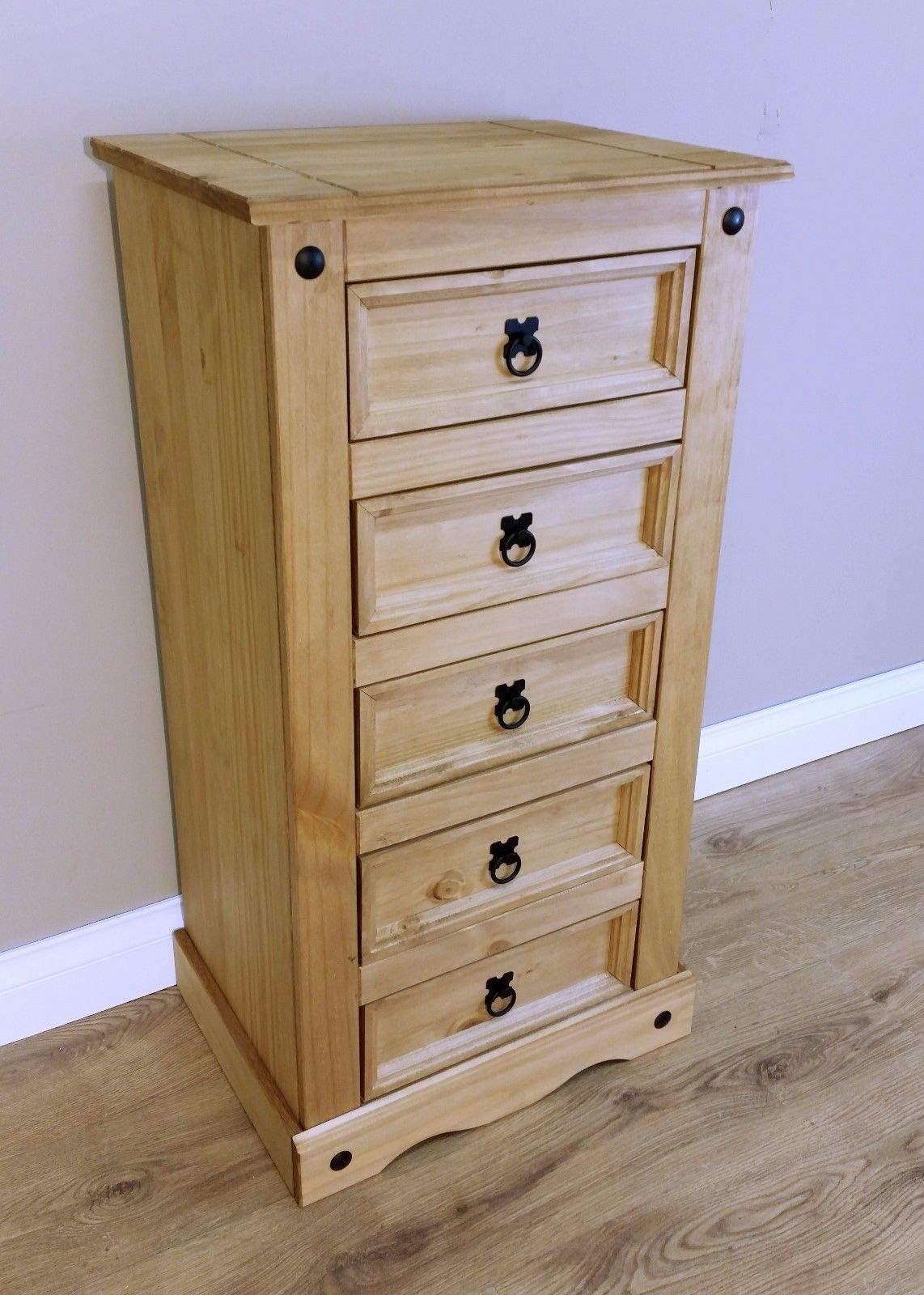 Mercers Furniture Corona 5 Drawer Narrow Chest