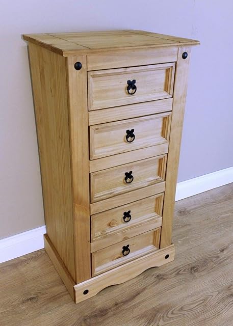 Mercers Furniture Corona 5 Drawer Narrow Chest