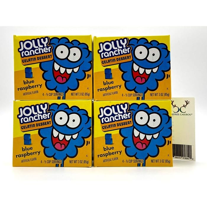 Buy Jolly Rancher Jello Shot Bundle Jolly Rancher Blue Raspberry Jello Gelatin (Pack of 43oz