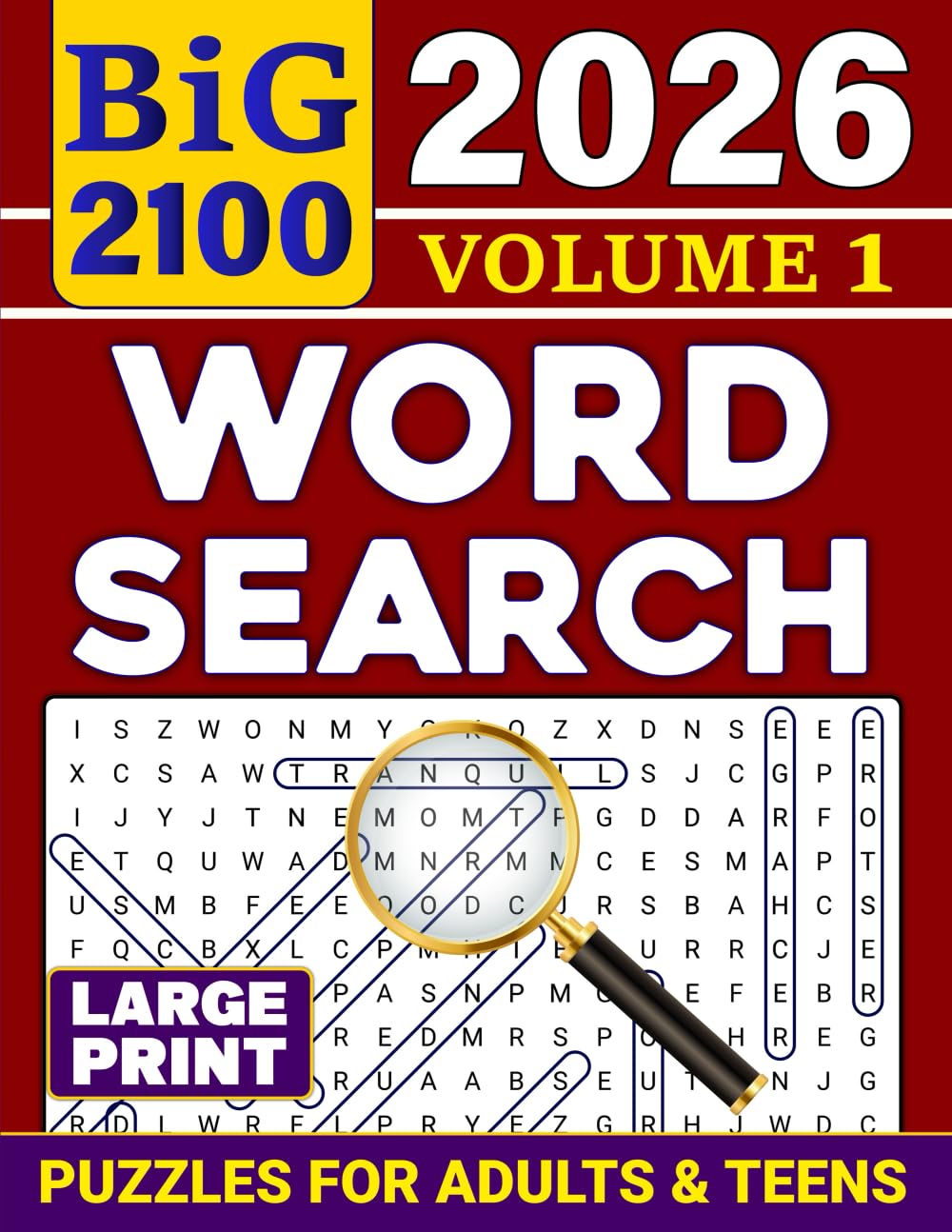 BiG Word Search Puzzles for Adults & Teens (Large Print) (The BiG Book of Word Search Series)