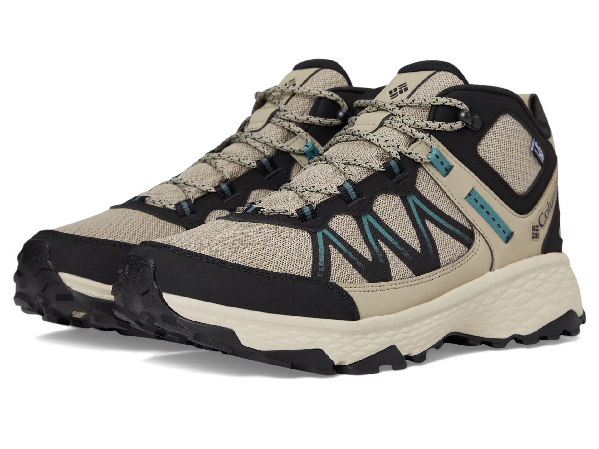Columbia Męskie buty trekkingowe Peakfreak Rush Mid Outdry, płócienne brązowe/metalowe, 40 EU