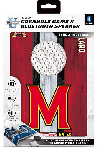 Vista 161 de SOAR Juego de Cornhole de mesa NCAA y altavoz Bluetooth