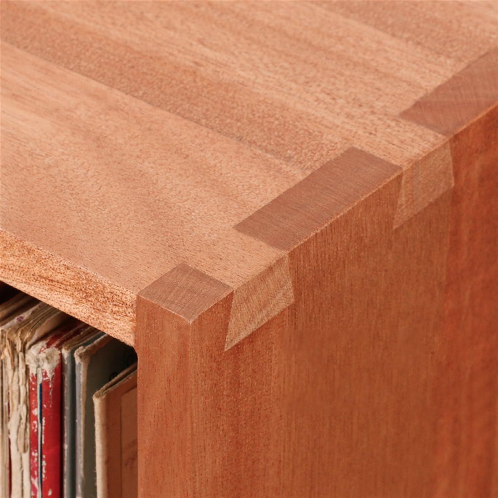 Ufficio Scatola for raccolta CD in legno massello for portadischi in vinile Scaffale porta dischi