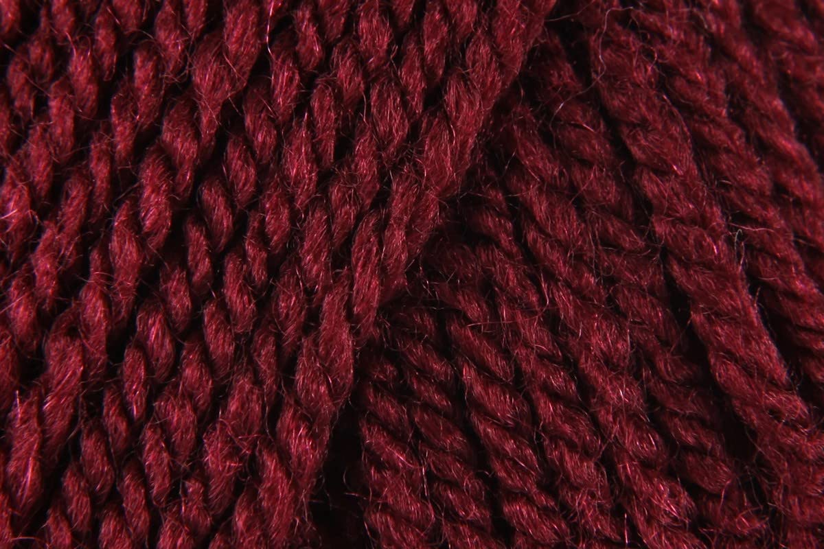 Hilo de ganchillo suave Stylecraft Aran borgoña anti-pilling para fundas de cojín