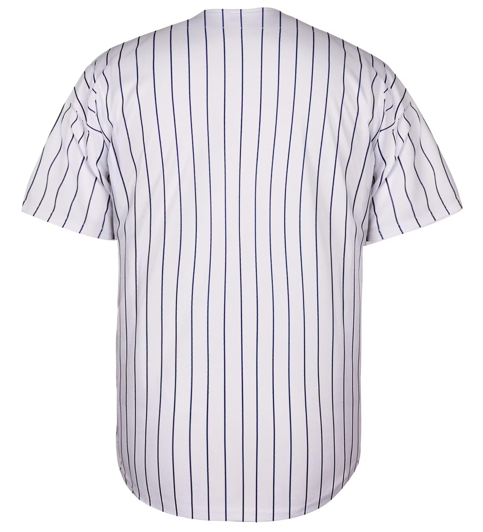 Maglia da baseball da uomo con bottoni, in tinta unita, a maniche corte, hipster, hip hop, uniformi sportive di squadra attiva