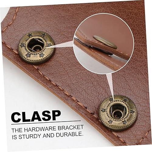 Miniatura 7 de Cabilock Lámpara de araña para tienda de campaña, pantalla marrón, vaquero, rústica, decoración del hogar, lámpara de mesa, mesitas de noche de