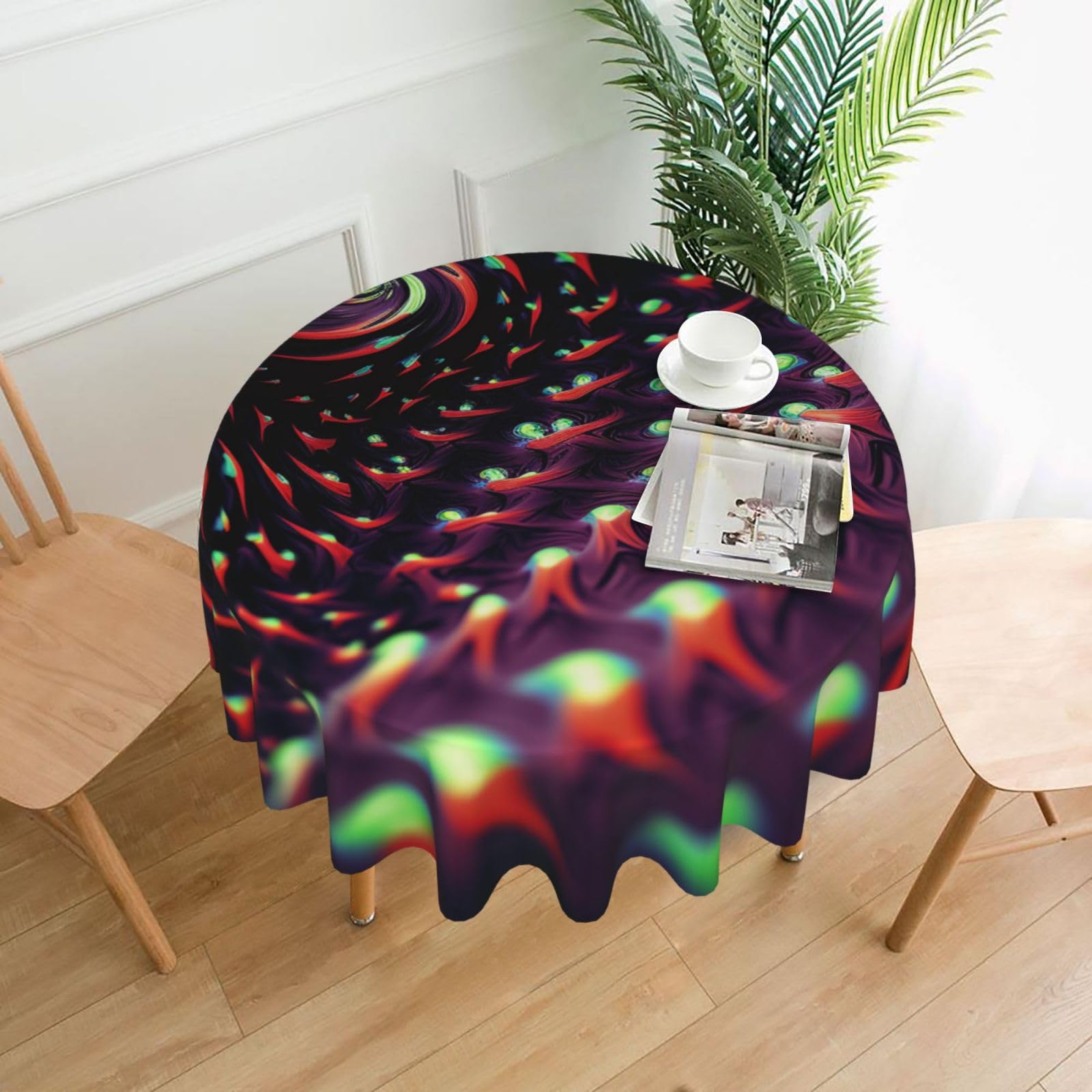Nappe ronde science-fiction pour pique-nique et fête en plein air