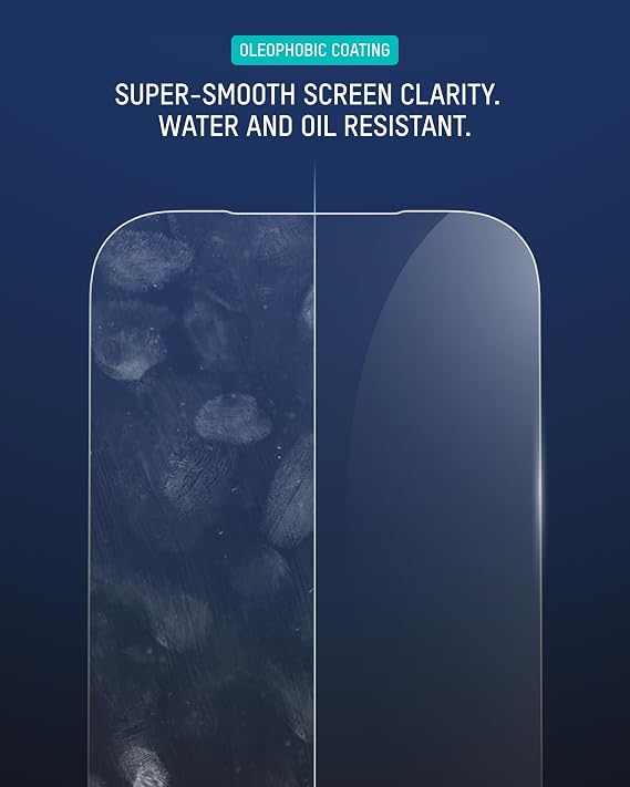 Mous Anti-Blue Light Screen Protector Compatible with iPhone 17, Shatterproof