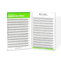 Vista 15 de Extensiones de pestañas postizas en abanico 600 unidades 6D, pestañas postizas sueltas hechas a mano 0.07 mm, 8-15 mm, rizado C/D, extensión