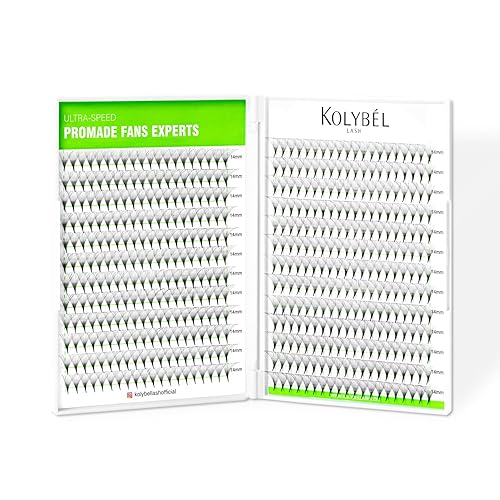 Miniatura 15 de Extensiones de pestañas postizas en abanico 600 unidades 6D, pestañas postizas sueltas hechas a mano 0.07 mm, 8-15 mm, rizado C/D, extensión