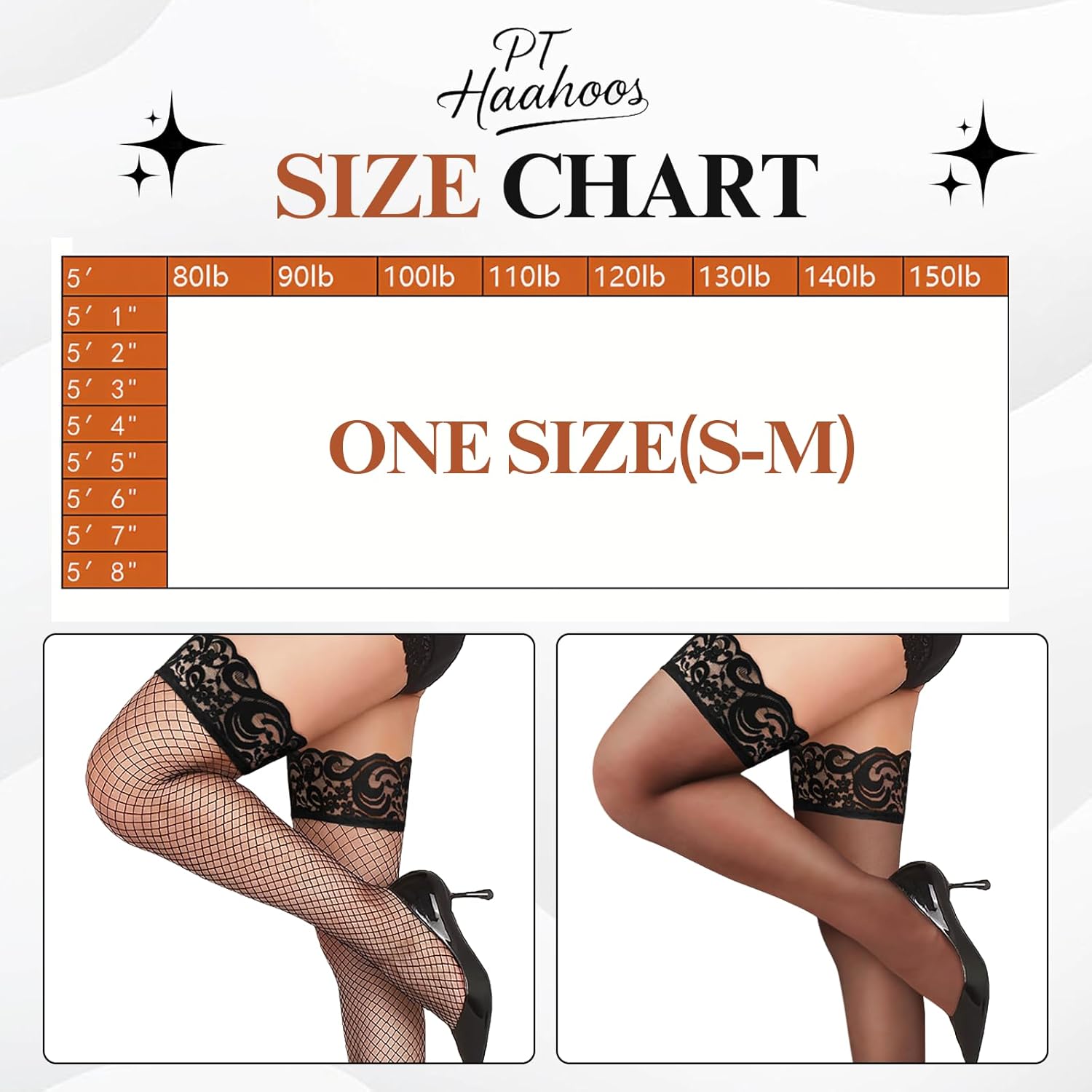 Thigh High Stockings for Women Sexy Sheer Silky Over Knee Stockings with Lace Top - Image 7