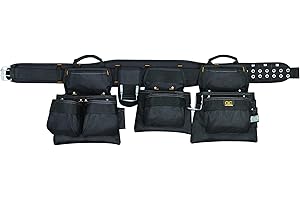 CLC Custom Leathercraft 5605 Professional Buckaroo's Combo Tool Belt with 18 Pocket