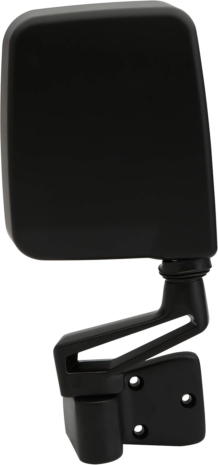 Dependable Direct Right Passenger Side Black Non-Heated Folding Door Mirror Compatible with Jeep Wrangler (1994 1995 1996 1997 1998 1999 2000 2001 2002) - CH1321296