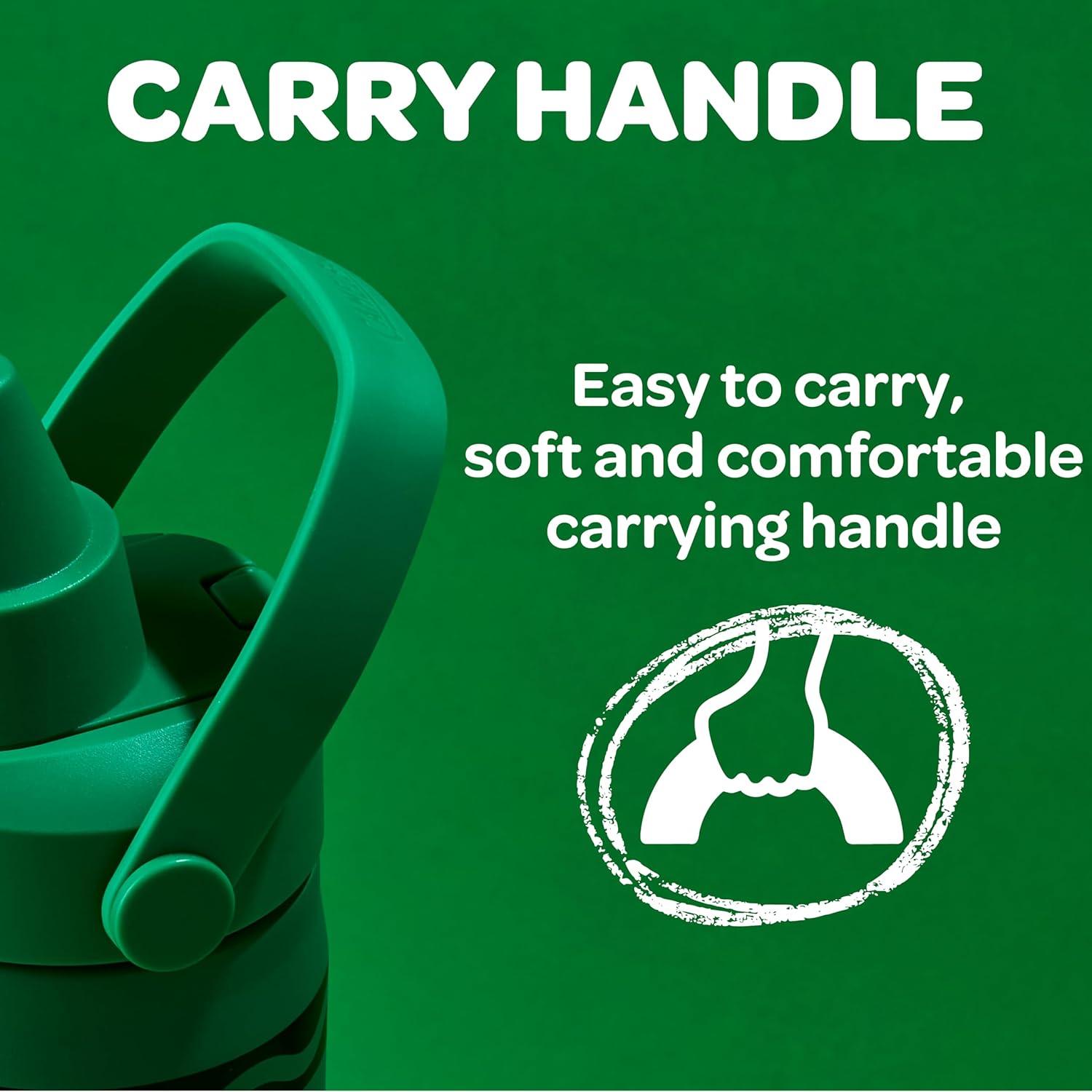 CamelBak Crayola Chug Kids Stainless Steel Water Bottle, Insulated & Leakproof, 16oz, Mountain Meadow - Image 6