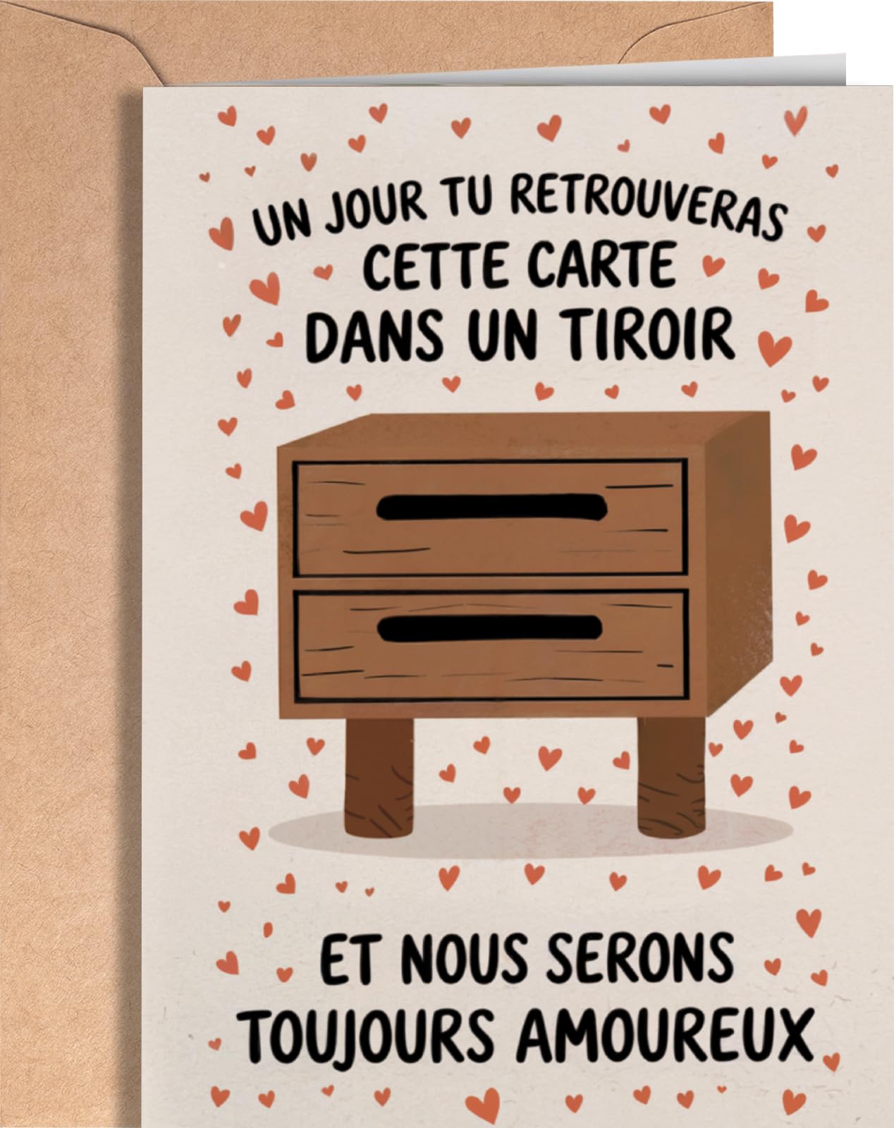 Carte Anniversaire Mariage pour Femme Mari - Je t'aime Cadeau Couple Romantique Saint Valentin