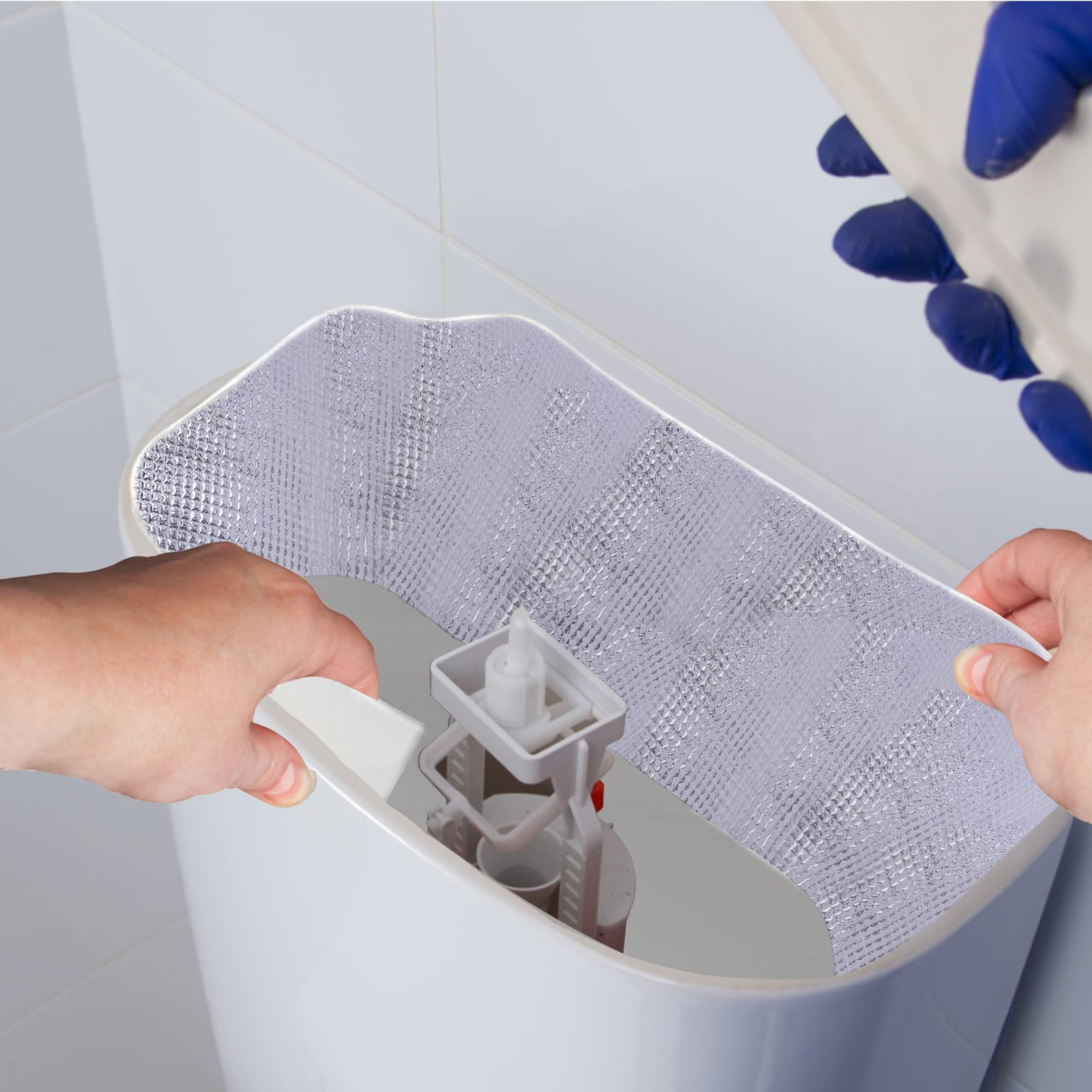 Cuyacili Revêtement de réservoir de Toilettes Anti-Condensation 40 cm x 3 m Toilet Tank Liner pour éviter Les dommages causés par l'eau sur Les sols