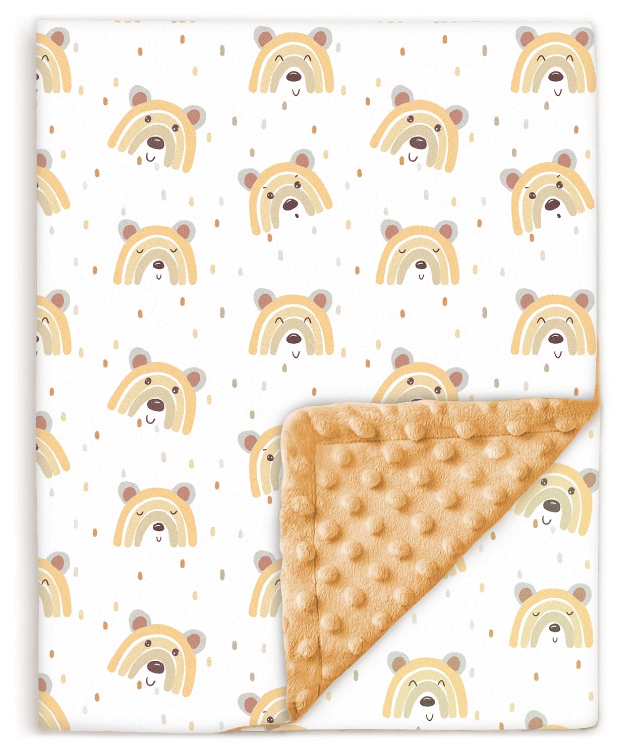 Babydecke - Kinderbettdecke - Baby Bettdecke Aus Weicher Oeko-tex Baumwolle - 75x100 - Kuscheldecke Kinder - Geburtsgeschenk Junge Mädchen - Babydecke Mit Noppen - Baby Bettwäsche - Baumwolldecke