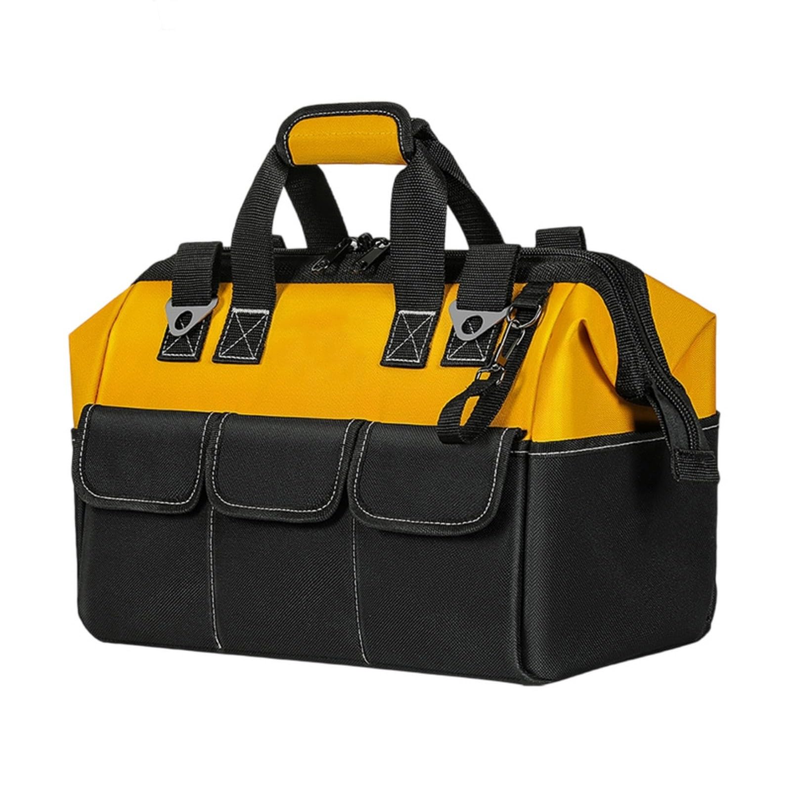 Rgybao Men's 14/16/18/20Inch Wide Mouth Tool Bag Large Capacity Bags For Portable Home Organization Storage Handbag For Screwdriver Electrician Bag