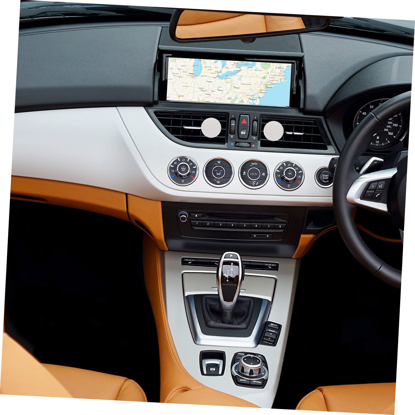 CHILDWEET Clip per Bocchetta Aria Auto e Profumatore Fai da Te Ganci per Auto Accessori Resistenti in Metallo e Plastico, 100 Pezzi per Decorare L'auto