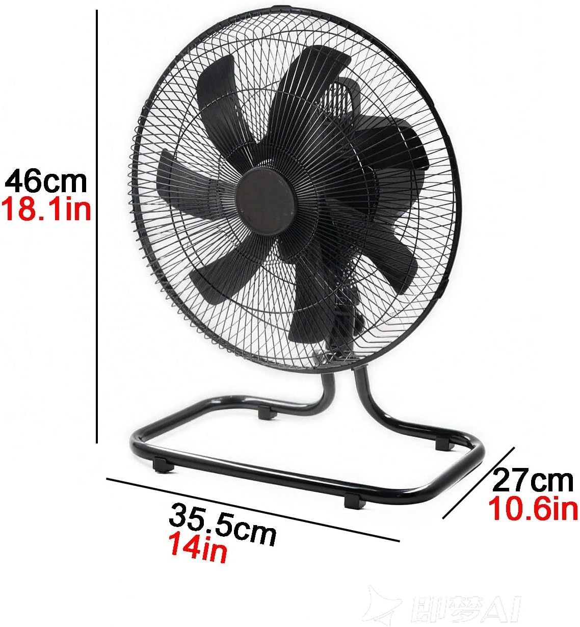 Floor-Standing Solar Fan, 10-speed Setup, Digital Display, Wide-angle Oscillation, Non-vibration Pads, Home Fans, with Carrying Handle, Removable Mesh Cover, Quiet Operate