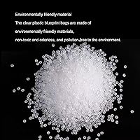 Vista 5 de Fundas de plástico extra largas de 12 x 47 pulgadas (20 unidades), bolsas para pósteres estrechas, bolsas de plástico para planos, tubo impermeable