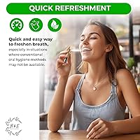 Vista 2 de B & E - Spray de menta para el mal aliento – 2 piezas de 0.34 onzas de menta ambientador bucal – Spray compacto de cuidado bucal para boca seca