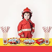 Vista 12 de Alice Tea Party Decorations - Baby Shower Paper Plates, Napkins, Cups & Straws for 24 Guests, 120 Pcs Disposable Party Dessert Dinnerware