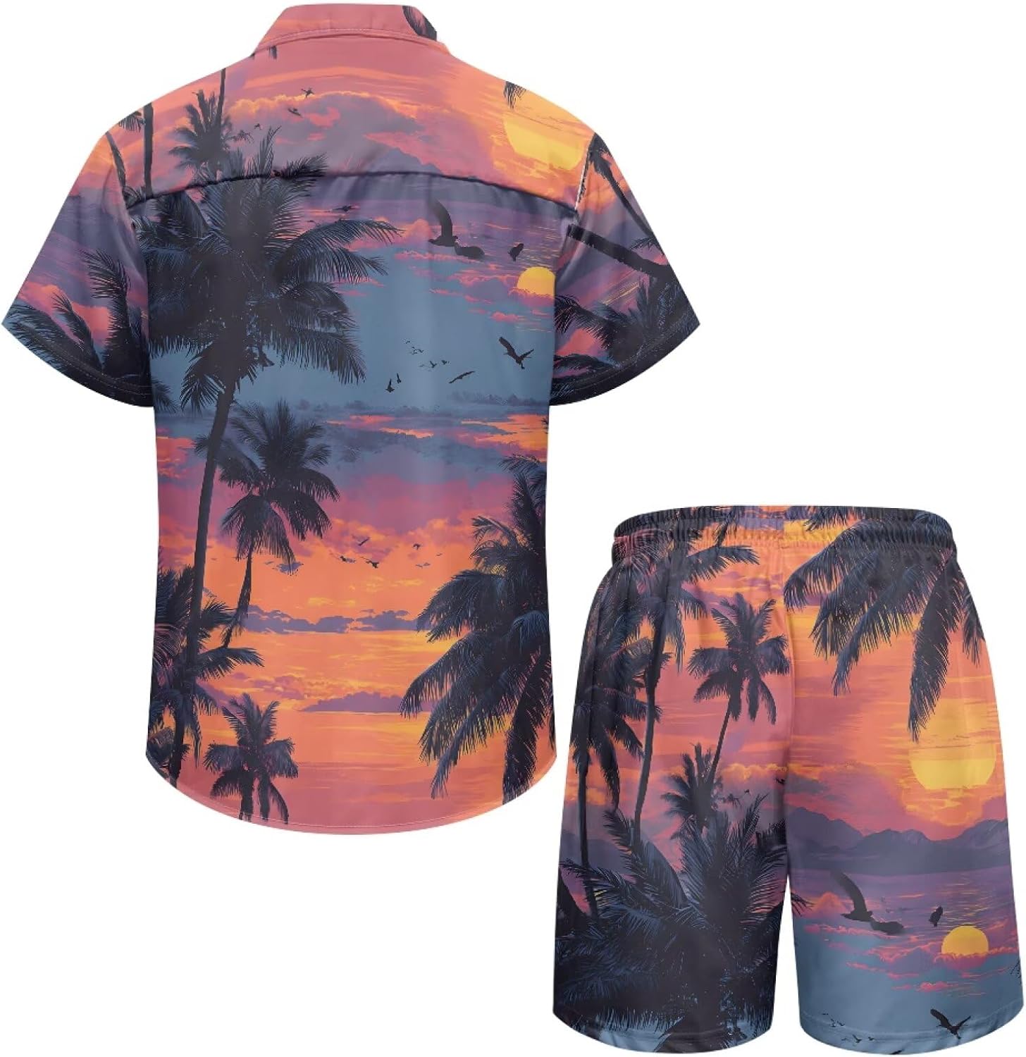 Tupalatus Mens Beach Clothes Breathable Quick-dry 2 Pieces Deep Pocket Design Soft Comfortable Raved on Different Occasions